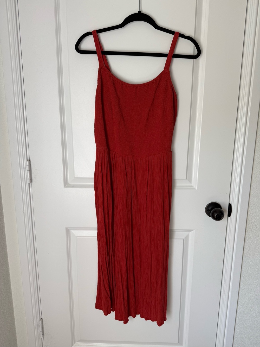Old Navy Red Maxi Dress with Spaghetti Straps
